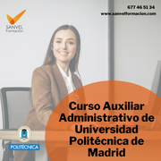 Curso Auxiliar Administrativo de la Universidad Politécnica de Madrid