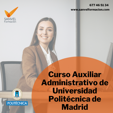 Curso Auxiliar Administrativo de la Universidad Politécnica de Madrid