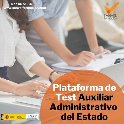 Plataforma de Test Auxiliar Administrativo del Estado