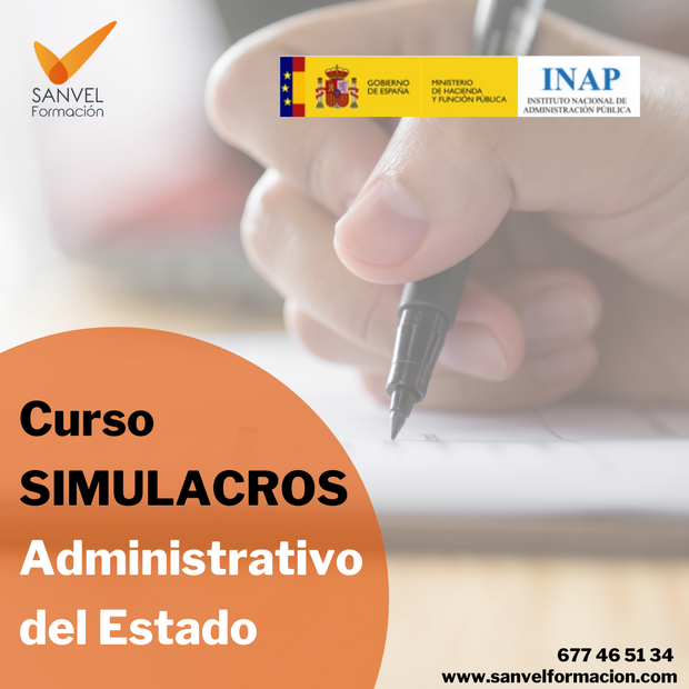 Curso SIMULACROS Administrativo del Estado