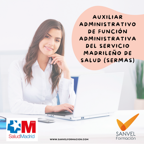 Curso de Auxiliar Administrativo de Función Administrativa del Servicio Madrileño de Salud (SERMAS)