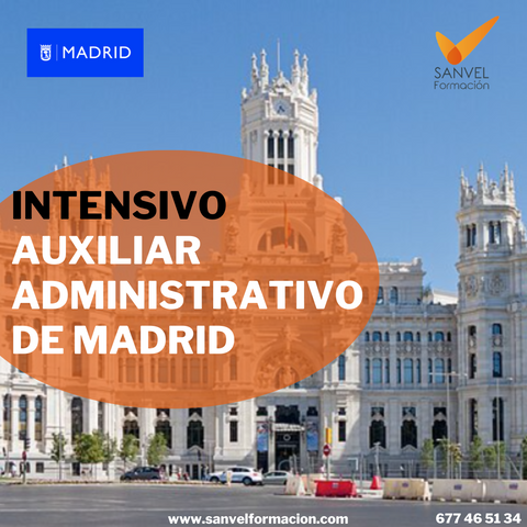 Curso Intensivo de Auxiliar Administrativo de Madrid